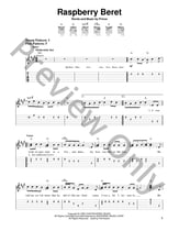 Raspberry Beret Guitar and Fretted sheet music cover